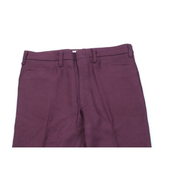 Vintage 70s Lee Mens 34x31 Whipcord Ribbed Knit Corduroy Bell Bottoms Pants USA - Picture 2 of 12